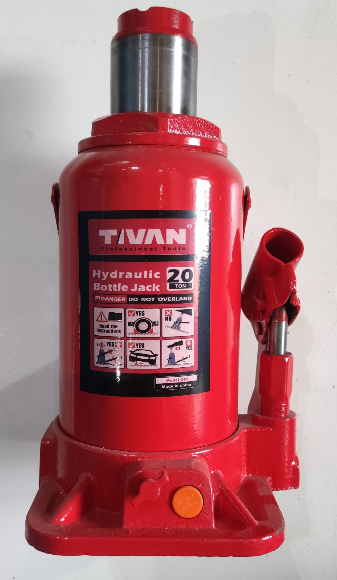 جک روغنی 20 تن برند TIVAN تی وان