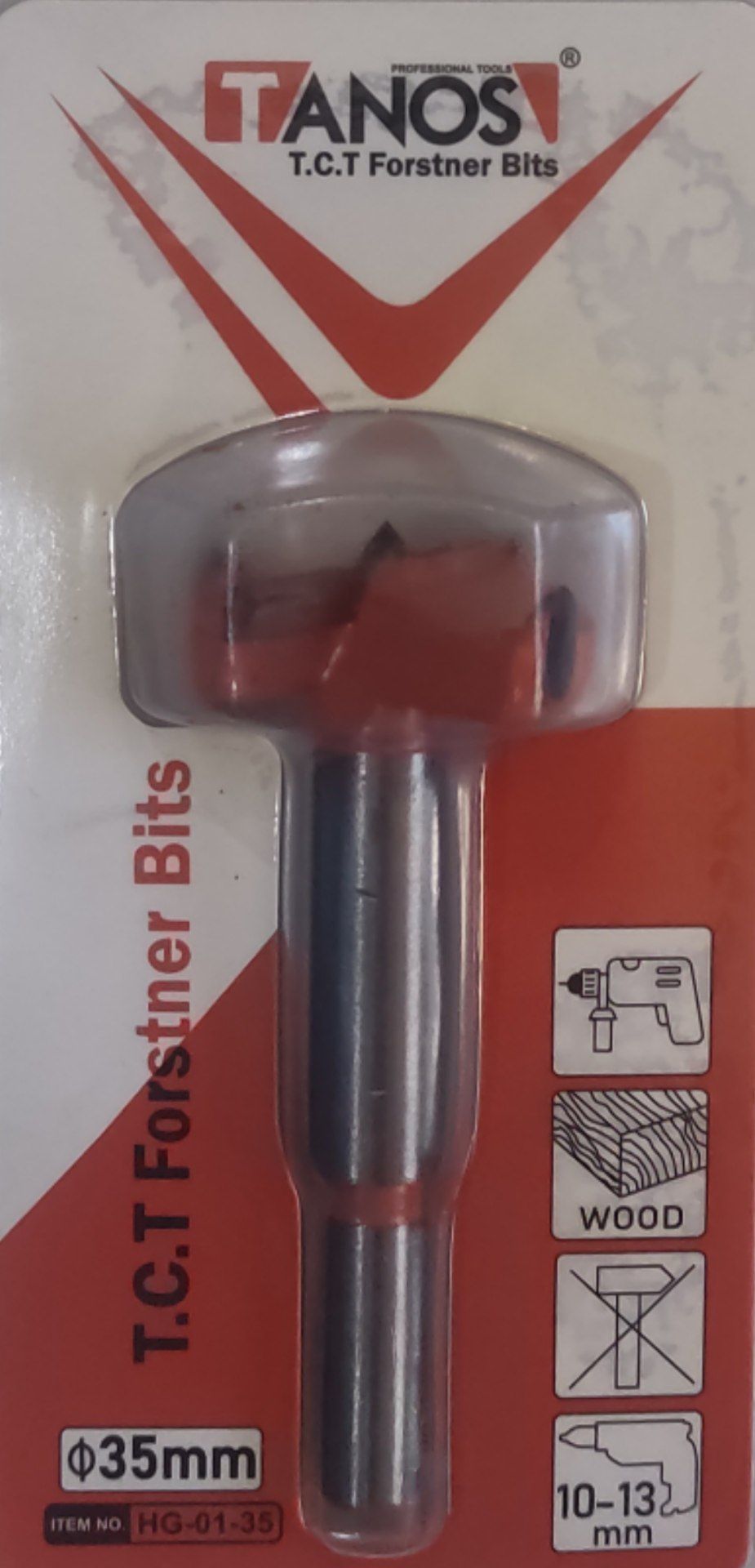 مته لولا گازور سایز 35 تانوس