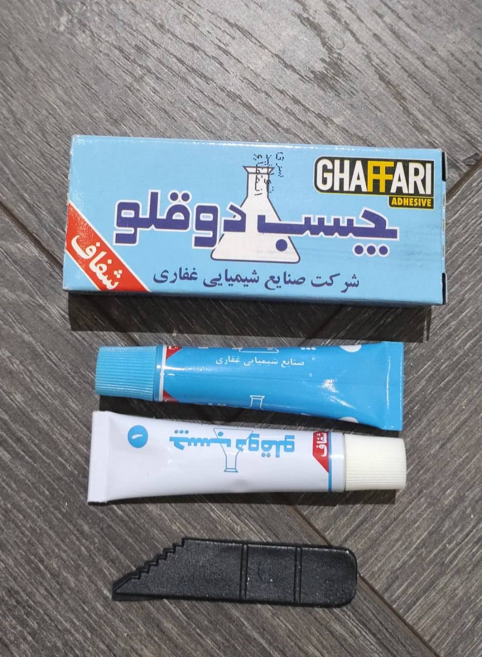 چسب دوقلو برند غفاری شفاف