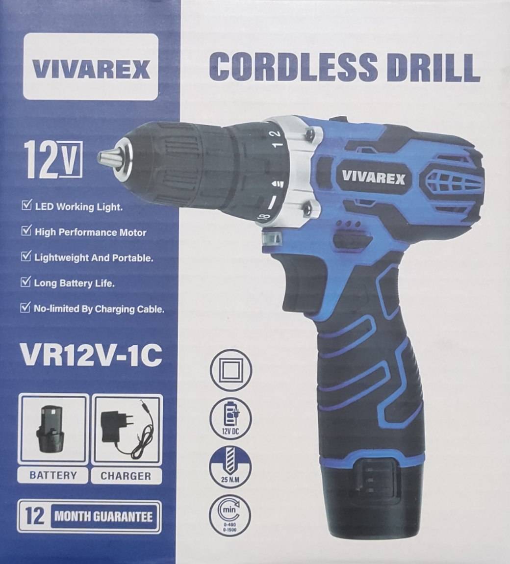 دریل شارژی کد 12V1C برند ویوارکس