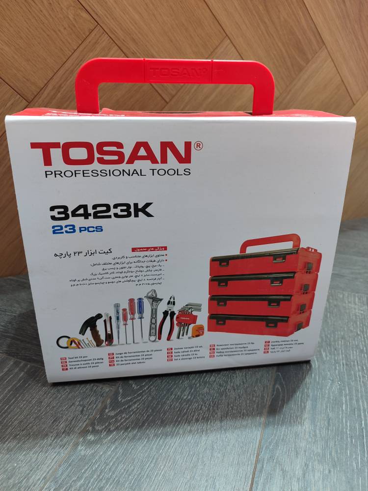 کیت جعبه ابزار 36 پارچه برند توسن